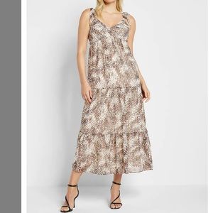 EXPRESS Printed Maxi Dress - XS